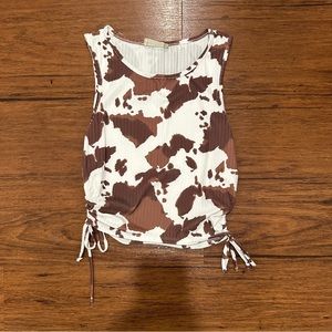 Altard State Cowprint Top